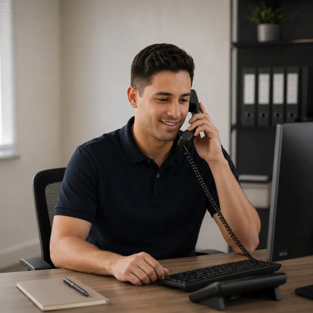 Ellis move coordinator confirming a move date by phone